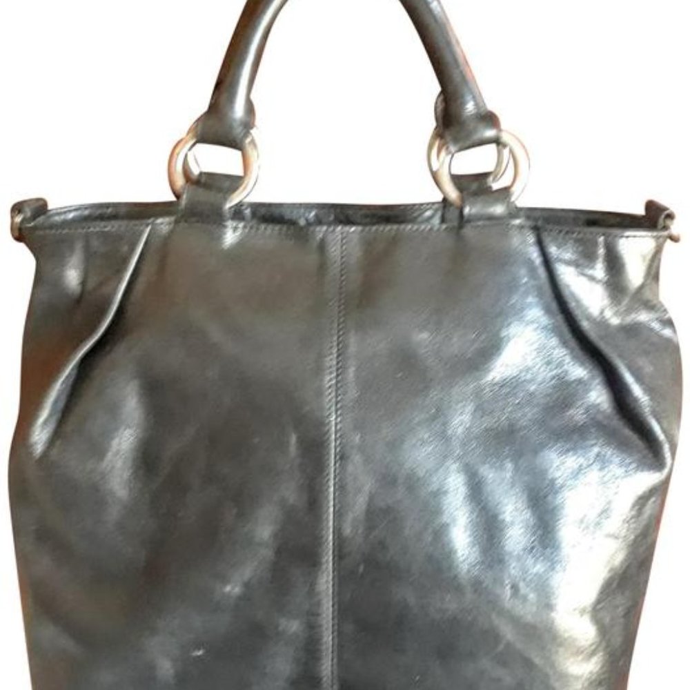 Hobo International Black Vintage Leather Satchel